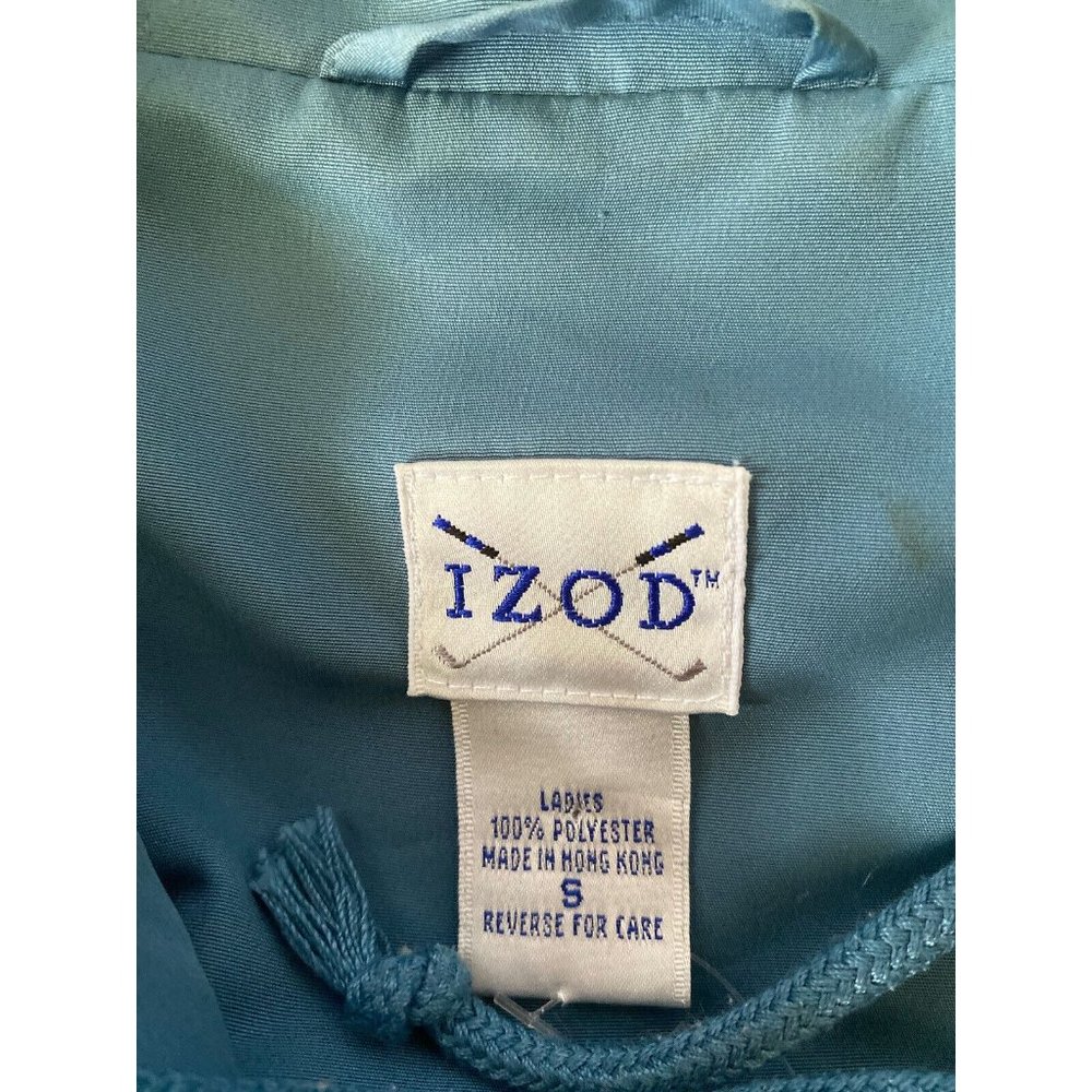 Women's Vintage Izod‎ Two Piece Hooded Track Suit Green Jacket Small Pant Medium - Picture 16 of 16